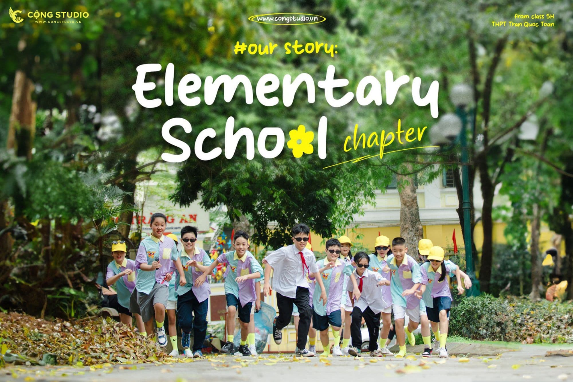 Chụp ảnh kỷ yếu lớp 5